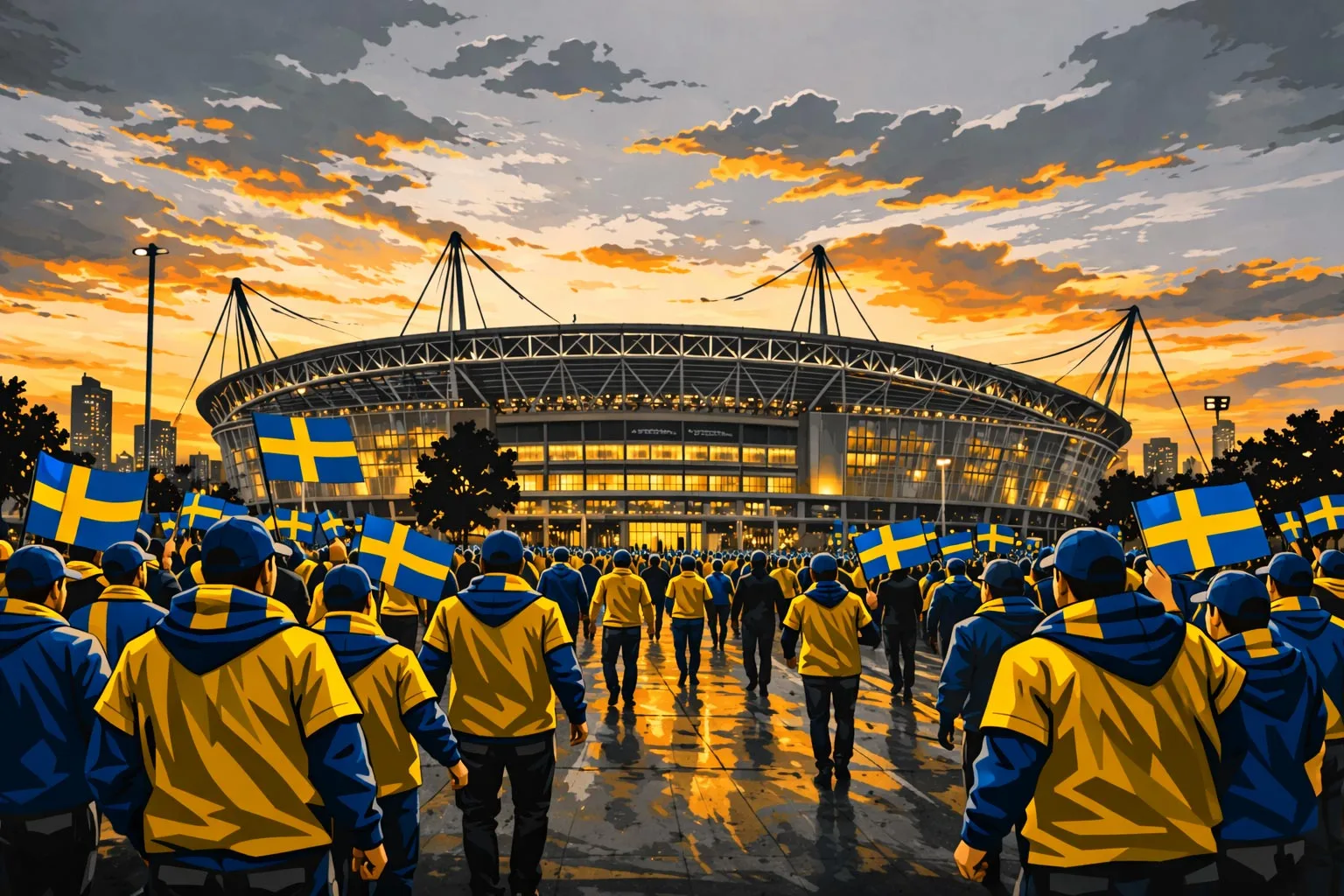 Tippa VM 2026 gratis — svenska fans på väg till arenan